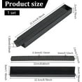 thumbnail image 2 of 8.7x1.18x0.78inch Black Wood Signature Punching Tool, Bookbinding Punching Guide Set with Awl and Cradle for DIY Crafts, Notebook, Journals, Planners, 2 of 6