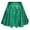 Green, variant on Leather Skirts For Women Metallic Skater Skirt Sparkly Shiny Flared Pleated A Line Mini Skort Novel Party Dress Red