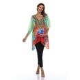 thumbnail image 4 of White Mark Women's Maternity Short Caftan with Tie-up Neckline, 4 of 6