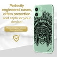 thumbnail image 2 of Caseyard TPU Clear Case for iPhone 13 Pro with Skull Feather design phone cover, 2 of 7
