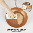 thumbnail image 6 of HLAFRG 12 Inch Nonstick Frying Pan with Lid, Marble Skillet with Stone-Derived Coating, With Ergonomic Handle, Oven Safe and Induction Compatible, 6 of 7