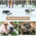 thumbnail image 5 of Dog Tug Toy, Dog Bite Jute Pillow Pull Toy With 2 Strong Handles, Puppy Training Interactive Play Training Toys, 5 of 5