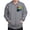 Graphite Gray, variant on CafePress - Play Doh Characters Sweatshirt - Zip Hoodie, Classic Hooded Sweatshirt with Metal Zipper