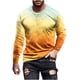 thumbnail image 2 of Blusas y camisas de manga larga con cuello redondo para hombre, blusas casuales de cuello redondo y manga larga, camisetas estampadas, blusas para hombre, 2 of 5