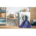thumbnail image 2 of Ahgly Company Tapis de Zone Carré Lavable en Machine Bleu Ciel Transitionnel, 7 Pieds Carré, 2 of 7