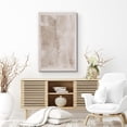 thumbnail image 3 of Canvas Print Wall Art Faded Textured Brown & White Color Blocks Abstract Shapes Illustrations Minimalism Contemporary Nordic Decorative for Living Room, Bedroom, Office - 12"x18", 3 of 6