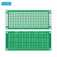 thumbnail image 3 of 1.2" x 2.8" PCB Board Circuit, 12 Pcs Single Sided Prototype Solder Boards for Soldering and Electronic Project Circuit Boards Solderable Breadboard, Green, 3 of 5