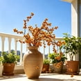 thumbnail image 5 of JeashCHAT Artificial Fall Bittersweet Flower Branches, Faux Orange Yellow Berry Flower Stems for Vase Table Thanksgiving Home Decor, 1 Pc, 5 of 6