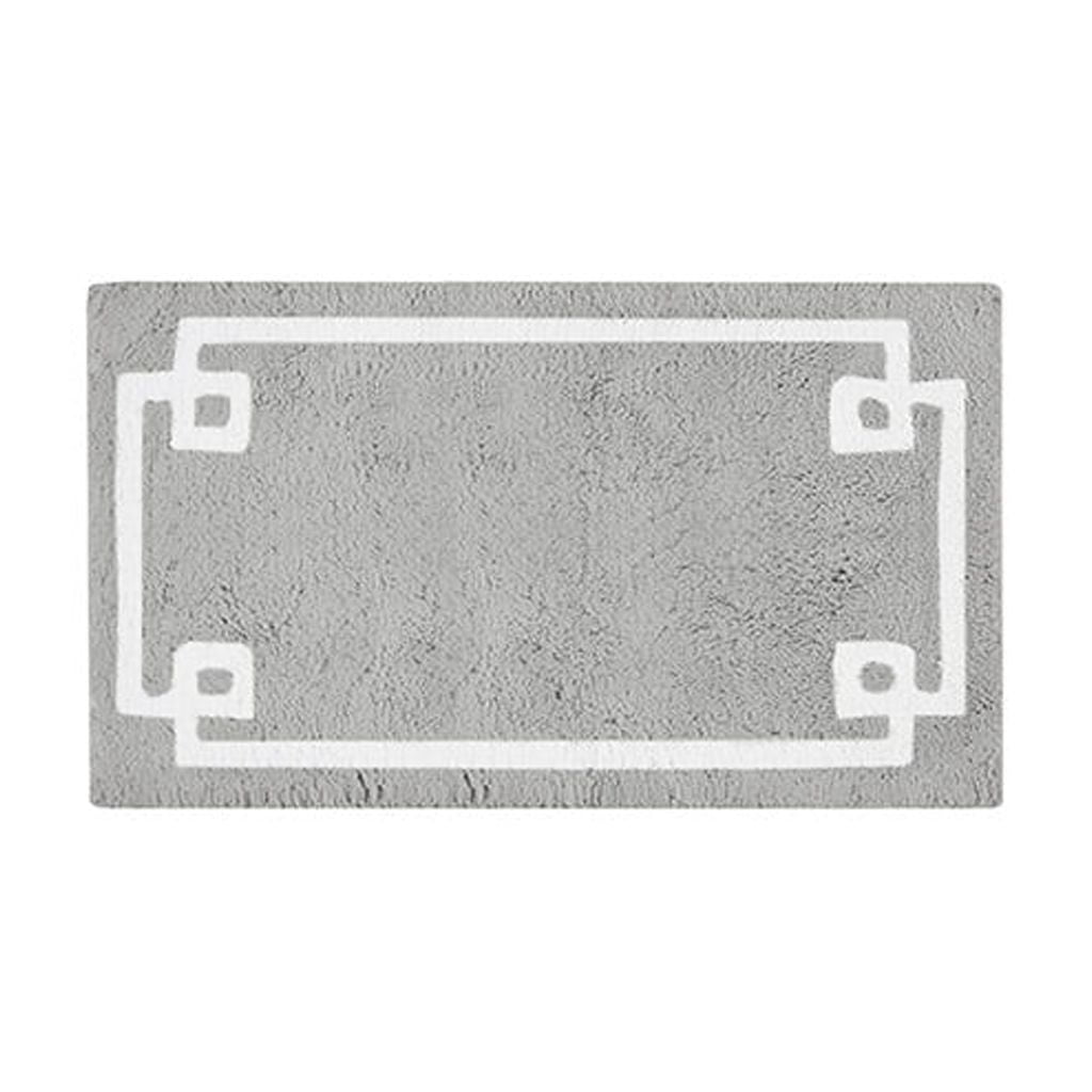 Cotton Tufted Bath Rug 24x40 Inches Medium Pile Bathroom Mat Soft Comfortable with Non-Slip Latex Backing Hotel Style for Bathroom Shower Tub