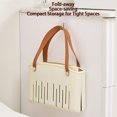 thumbnail image 4 of QualitChoice Foldable Basket with Detachable Divider Portable Bag Organization light green, 4 of 6