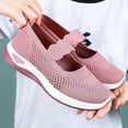 thumbnail image 6 of Domuza Orthopedic Casual Shoes for Women Arch Support Slip on Non Slip Tennis Shoes Wide Mesh Stretch Hiking Shoes Soft 2026 Orthopedic Shoes Pink 5.5（EU-36）, 6 of 6