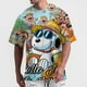 thumbnail image 3 of Camiseta de verano 2024 nueva para hombre, con estampado de Snoopy de Disney, informal, holgada, para fitness callejero, de gran tamaño y alta calidad, 3 of 5