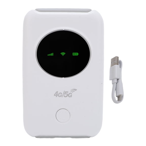 4G 5G LTE WiFi Mobile Hotspot 300Mbps High Speed Color LED Portable WiFi Router with SIM Card Slot Supports 10 Connected Devices