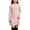 Pink, variant on Qingpeng Girls Dress Long Sleeve Ribbed Knit Pullover A Line Crewneck Casual Fall Winter Everyday Wear for Girls