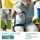 thumbnail image 4 of Bastón Ortopédico para Adulto Mayor con Doble Apoyo | Altura Ajustable 77-93 cm | Base de 4 Patas Antideslizantes para Estabilidad y Apoyo al Levantarse. (NEGRO), 4 of 9