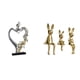 thumbnail image 1 of Estatua de pareja,Figura de pareja besándose,regalo de boda moderno,Escultura de figura,Estatua sentada Figura Escultura Adorno,Estatuas de conejos en miniatura para decoración de interiores, 1 of 8