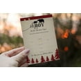 thumbnail image 4 of LUMBERJACK Baby Shower INVITATIONS — Pack of 25 — Country Buffalo Plaid Rustic BOY Baby Shower, Lumber Jack Bear Red Plaid, Blank Fill-in INVITES, Couples Shower Co-ed Shower Invitation I805-INV1, 4 of 5