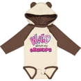 thumbnail image 3 of Inktastic Wild About Grandpa Girls Long Sleeve Baby Bodysuit, 3 of 5