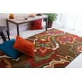 thumbnail image 2 of Mark&Day Area Rugs, 8ft Round Lynn Lake Global Dark Brown Area Rug (8' Round), 2 of 3