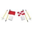 thumbnail image 3 of Golf Pin Flag Hole Cup Set for Mini Putting Green Flagstick Yard Practice Supplies Portable 2 Section Detachable Red, 3 of 6