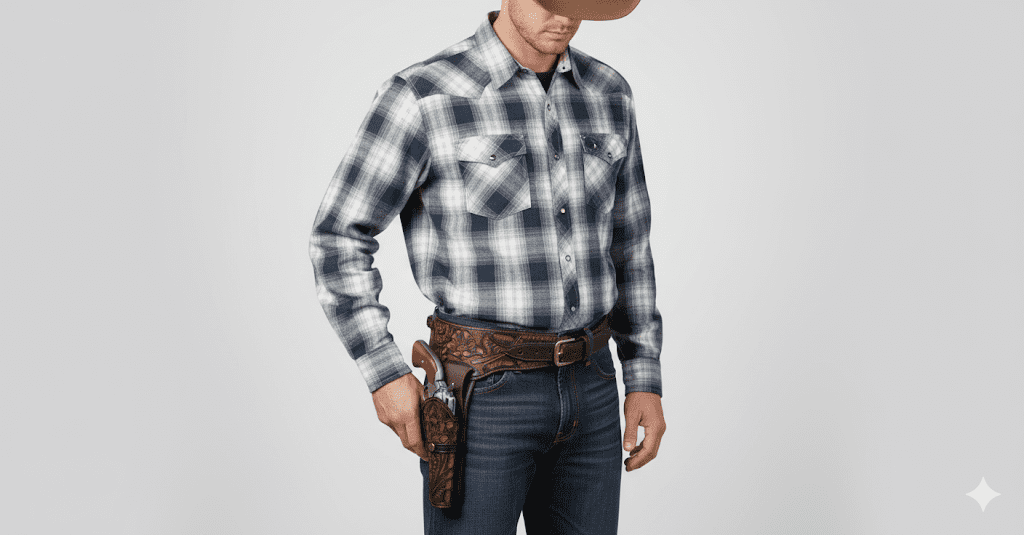 TJAYZ Western Drop Loop Leather Gun Belt and Holster, Right Hand, 44/45 Caliber, BROWN 48"