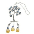 thumbnail image 2 of Tree Blue Turkey Eye Tree Pendant With Metal Pendant For Lucky Decorative Car Home, 2 of 8