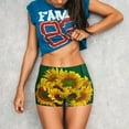 thumbnail image 3 of Vsdgher Sunflowers in Bucket print Workout Shorts for Women Seamless Soft Smooth Gym Yoga Scrunch Active Exercise Fitness Shorts, 3 of 8