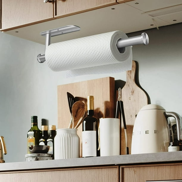 Chrome kitchen roll holder wall mounted hotsell