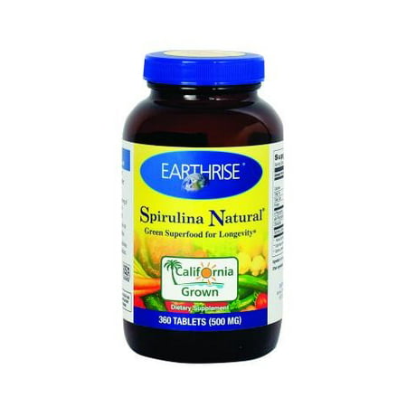 Earthrise Spirulina Natural - 500 mg - 360 comprimés