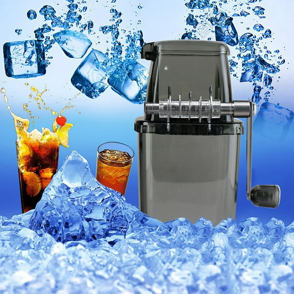 NICEME Ice Shaver Small Manual Crusher Multifunctional Household Transparent Ice Ice And Kitchen,Dining & Bar