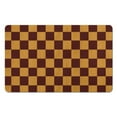thumbnail image 1 of Stylish 20x32in Checkered Rug Runner | Soft Microfiber, Long Bathroom Mat | Water Absorbent, Non-Slip | Ideal Large Bath Mat, 1 of 5