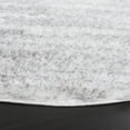 thumbnail image 3 of SAFAVIEH Tahoe Trudi Distressed Shag Area Rug, Ivory/Grey, 6'7" x 6'7" Round, 3 of 8