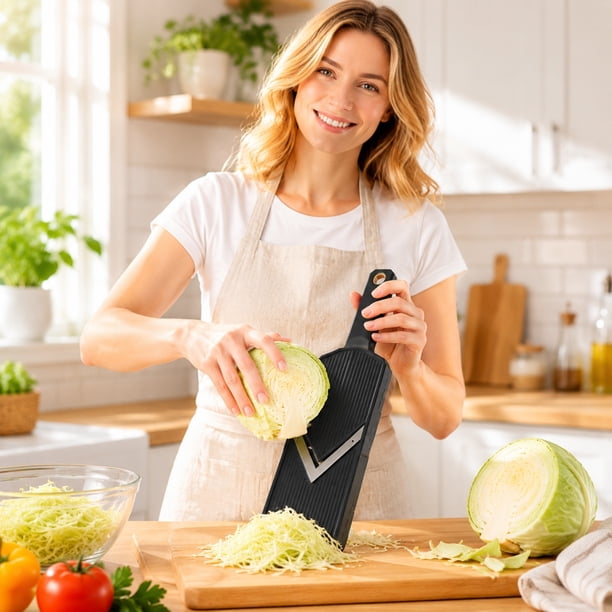Japanese Multi-Function Cabbage Shredder – Cucumber Grater and