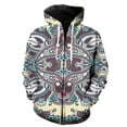 thumbnail image 1 of Sudadera con capucha estilo ucraniano para hombre, con cremallera, para adolescentes, de gran tamaño, con capucha, estilo hip hop, con estampado 3D, gran oferta 2024, informal y genial., 1 of 6