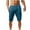 Blue, variant on Casual Linen Shorts for Men Drawstring Sports Lounge Shorts Lightweight Summer Beach Shorts with Pockets