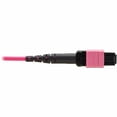 thumbnail image 5 of Eaton Tripp Lite Series 100G Multimode 50/125 OM4 Fiber Optic Cable [12F MTP/MPO-PC F/F], OFNP, Magenta, 2 m [6.6 ft.], TAA (n845b-02m-12mta), 5 of 5