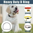 thumbnail image 6 of LUU-1 Inch D Rings Heavy Duty, 20Pcs Stainless Steel Welded D Ring Metal Semi Circular D Ring for Dog Collars Backpacks Webbing Straps Dee Rings for Hardware DIY Accessories_SAI, 6 of 7