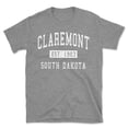 thumbnail image 1 of Claremont South Dakota Classic Established Men's Cotton T-Shirt, 1 of 1