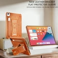 thumbnail image 3 of Dteck Business Case for iPad Air 11 Inch M3/M2 (2025/2024), Strong Magnetic Auto Sleep Shockproof Case with Absorbing Multi-Angles Stand, Pen Holder, Card Slot, Brown, 3 of 9