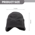 thumbnail image 2 of SEWACC Cold Weather Hats For Women Fleece Cap Grey 1Set Ideal For Outdoor Sports, 2 of 8