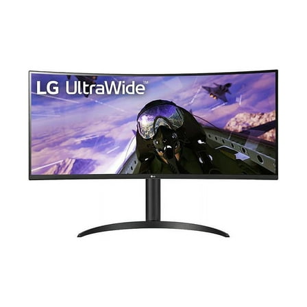 LG 34BP65C-B 34" Class UWQHD Curved Screen LED Monitor Black