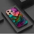 thumbnail image 3 of Elegante y duradera: funda plateada esmerilada de doble capa con diseño divertido de dibujos animados para iPhone 15 Pro Max 14 13 12 Pro 11, 3 of 4