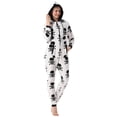 thumbnail image 2 of Onesies de esqueleto para mujer, pijamas de Halloween, traje cálido con capucha suave, mono de Navidad para niñas, ropa de casa linda de moda, Invierno, 2 of 4