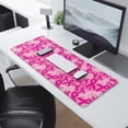 thumbnail image 2 of Long Mouse Pads for Desk,Pink Breast Cancer Desk Mats on Top Of Desks, Desk Mouse Pad Extra Large with 3mm Non-Slip Base and Stitched Edge for Gaming,Office,Work,Home 31.5x11.8in, 2 of 5