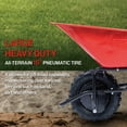 thumbnail image 4 of 78L Wheelbarrow electric Professional specs 24V 500w Brushless motor system,powered by (2)12v 12ah motorized wheelbarrow electric garden cart, 4 of 8