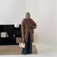 thumbnail image 3 of Chaqueta de invierno para mujer 2024, abrigo cálido de invierno, diseño largo, abrigo holgado con capucha y 2 bolsillos grandes, 3 of 5