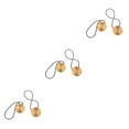 thumbnail image 3 of stanreset 1/2/3/5 2 Pieces Metal Curtain Tieback Replacement Simple Style Solid Color Household Sunshade Fastener Buckle Accessories Gold 3PCS, 3 of 6