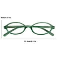thumbnail image 4 of SharkTRUE Retro Small Frame Hot Girl Oval Glasses Frame Anti Light Beauty Natural Blue Glasses Tool, 4 of 8