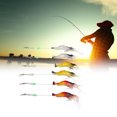thumbnail image 3 of Cebos Blandos Para Camarones Falsos, Atractivo, Duradero, Realista, Luminoso, Suave Para Camarones, 6 Piezas Con Gancho Giratorio De Cuentas Para Bagre Para Pesca Nocturna Para, 3 of 7