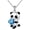 Blue, variant on Pendant Necklace Panda Embrace Heart Exquisite Jewelry Cartoon Animal Necklace for Daily Wear